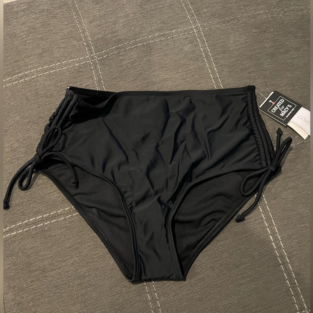 Salt & Cove high waisted side tie bathing suit bottoms NWT